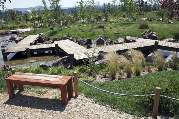 stock image Japanese garden in Eskisehir