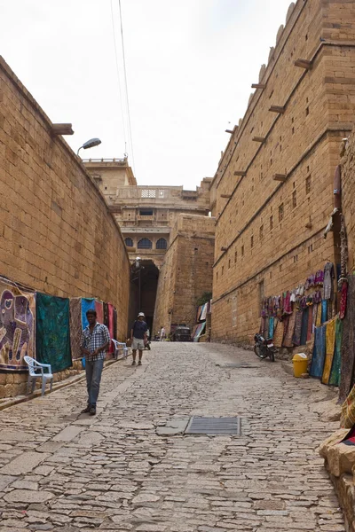Town street in Jaisalmer — Stock Photo, Image
