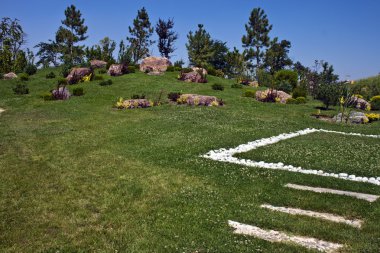 Japanese garden in Eskisehir clipart