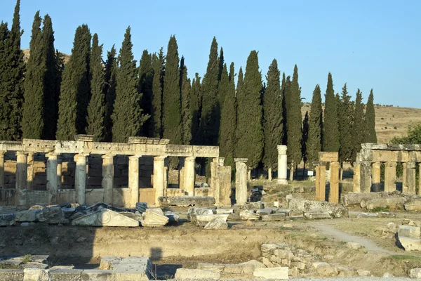 Riuns of ancient city Hierapolis — Stock Photo, Image