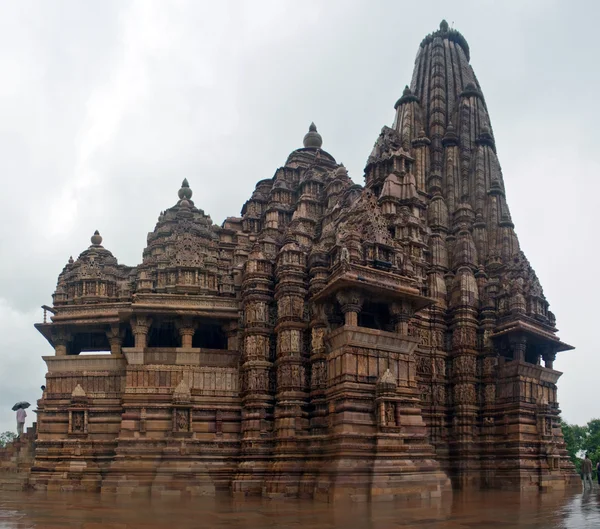 Um dos templos em Khajuraho — Fotografia de Stock