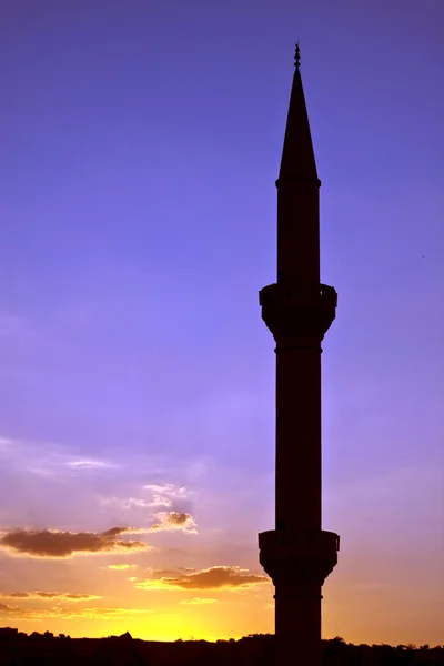 Minaret of the mosque — Stock Photo, Image