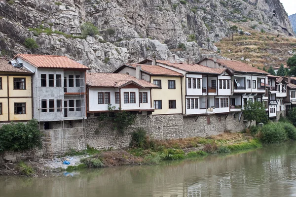 Traditionelle osmanische Häuser in amasya — Stockfoto
