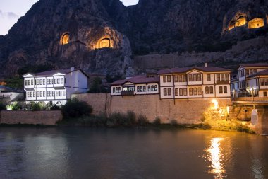 Evening in Amasya clipart
