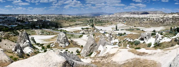Unusual volcanic landscape in Cappadocia — Stock Photo, Image