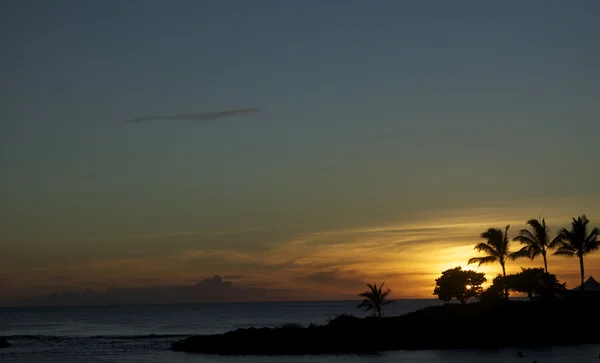 Olina günbatımı, oahu, hawaii ko.