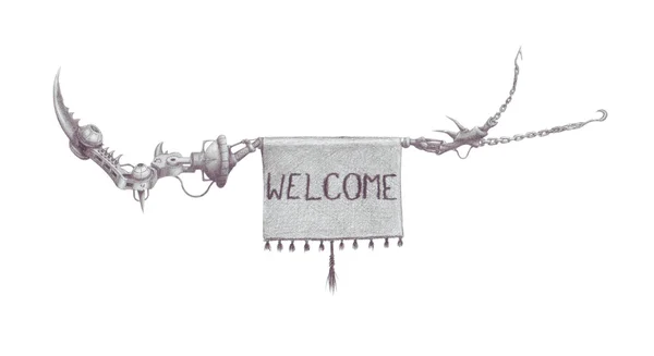 Bem-vindo — Fotografia de Stock
