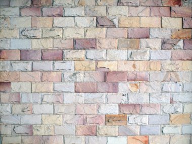 Patterns on the brick wall clipart