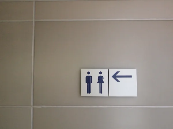 Туалетные знаки — стоковое фото