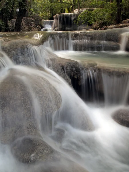 stock image Waterfall with water flowing around