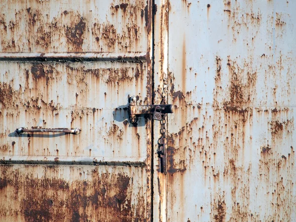 Από ανοξείδωτο χάλυβα πόρτα — Φωτογραφία Αρχείου