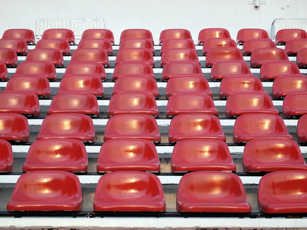 Panchina in uno stadio di calcio — Foto Stock