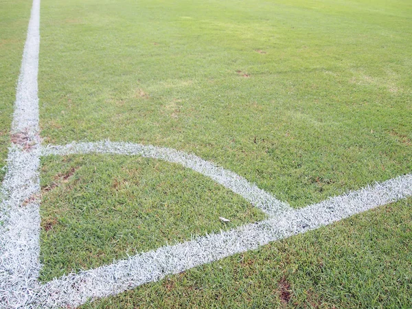 Corner of a football (soccer) — Stock Photo, Image
