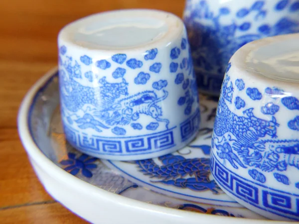 stock image Dragon tea cup