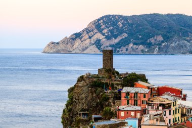 Köyün Vernazza, cinque terre, Ortaçağ Kalesi bu