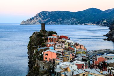 Köyün Vernazza, cinque terre, Ortaçağ Kalesi bu