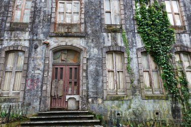 Old Haunted House in Lisbon, Portugal clipart