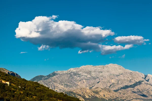 stock image Clouds and Mountain Landscape in Croatia