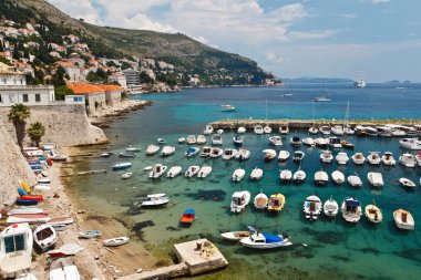 Hırvatistan dubrovnik marina Panoraması