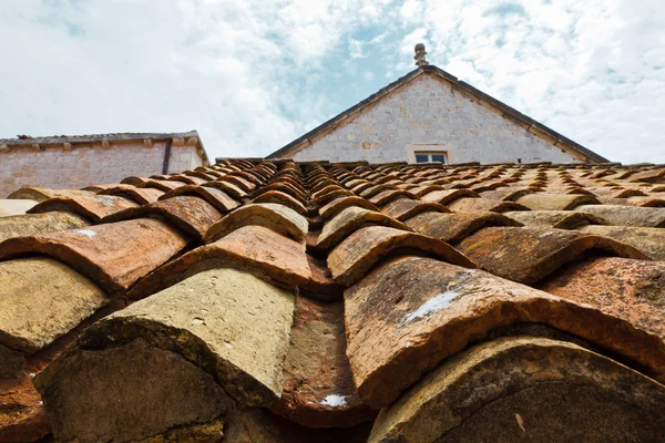 Telhado em Dubrovnik, Croácia — Fotografia de Stock