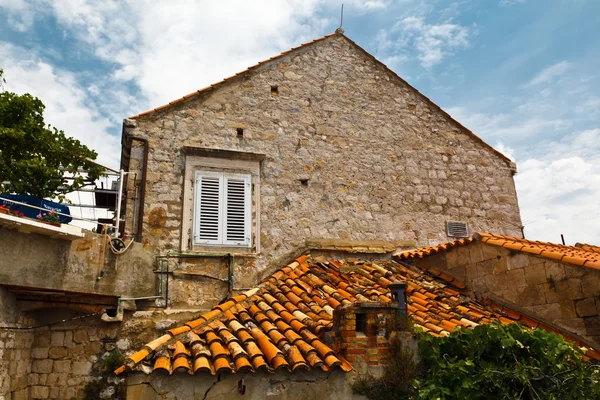 Casa antigua en Dubrovnik, Croacia —  Fotos de Stock