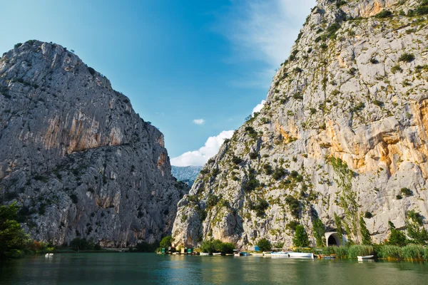 Canyon of Mountain River dekat Split, Kroasia — Stok Foto
