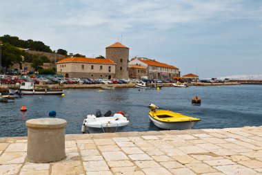 Mediterranean Town Senj near Istria, Croatia clipart