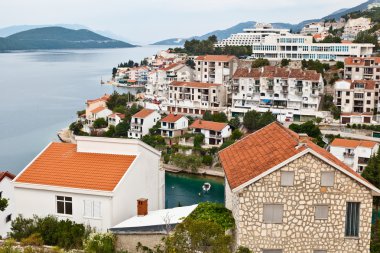 Panoramic View of Neum in Bosnia and Herzegovina clipart