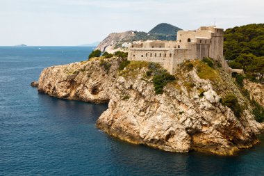 Fort Lovrijenac in Dubrovnik, Croatia clipart