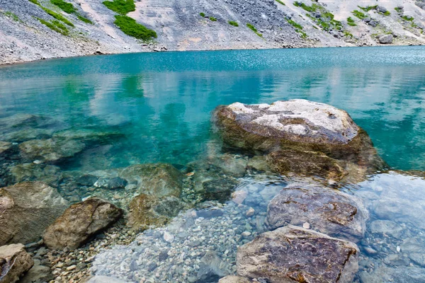 Imotski Blue Lake in Limestone Crater near Split, Croatia — Stock Photo, Image