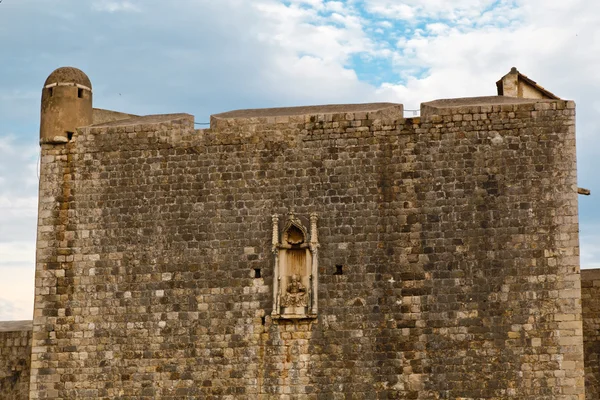 Stadsmuren i dubrovnik, Kroatien — Stockfoto