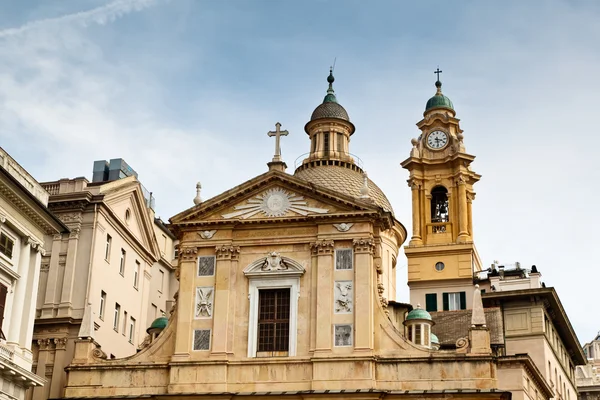 Церковь Святого Андрея (Андреа) в Генуе, Италия — стоковое фото