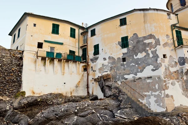 Trappa i slottet av camogli, Italien — Stockfoto