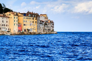 Ortaçağ şehri Rovinj sabah, Hırvatistan