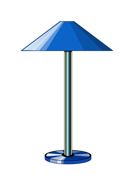 Blå lampa — Stockfoto