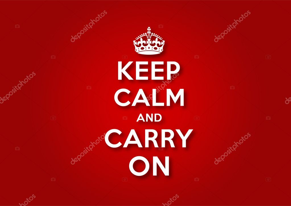 keep calm and carry on movement