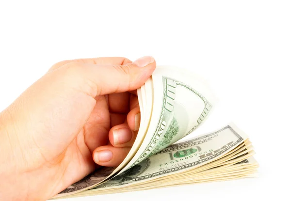 stock image The money in hand