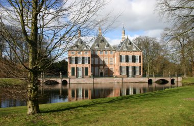 Castle Duivenvoorde in Voorschoten. clipart