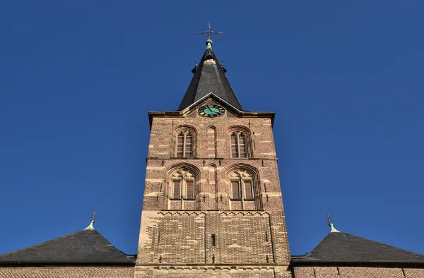 Wieża kościoła w straelen. — Zdjęcie stockowe