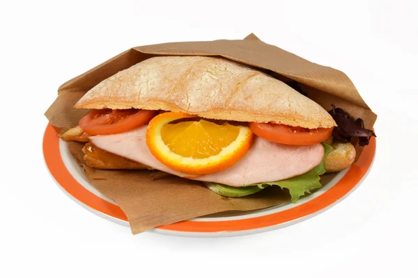 Sandwich-Huhn. — Stockfoto