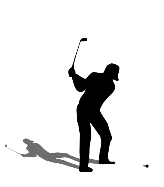 Icone vecteur de golf — Image vectorielle