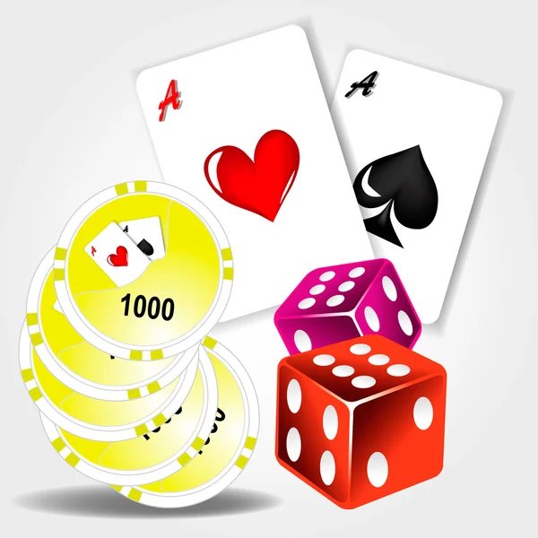 Casino verktyg — Stock vektor