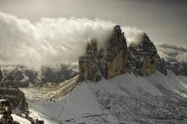 Tre cime di laveredo, dolomites, İtalya — Stok fotoğraf