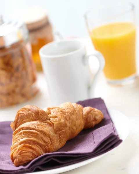 stock image Croissant breakfast