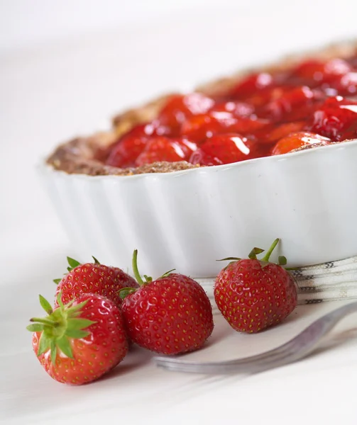Strawberry pie Stock Image