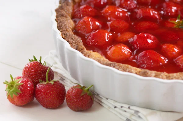 Strawberry pie Royalty Free Stock Images