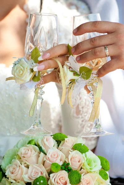 Two glasses — Stock Photo, Image