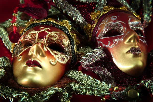Máscaras de carnaval ornamentadas — Fotografia de Stock
