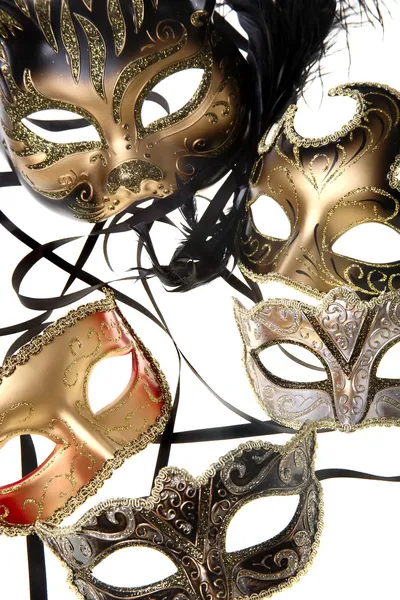 Různé karnevalové masky — Stock fotografie