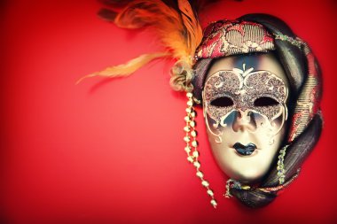Ornate carnival mask clipart